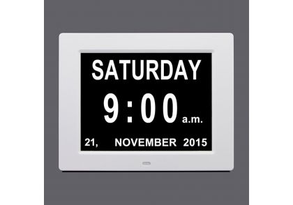 8 Inch LCD dementia digital calendar day clock_DC8004